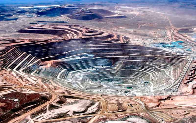 Minas de cobre en el norte de Chile